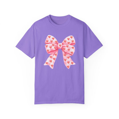 Pink Bows & Hearts - Comfort Colors Shirt