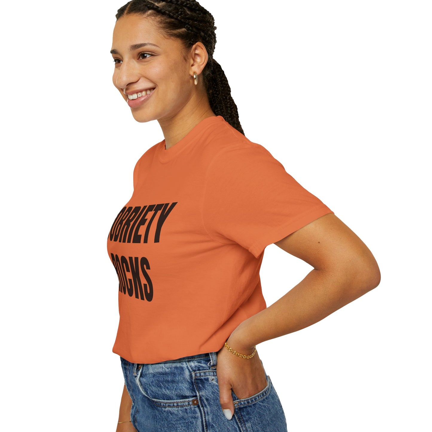 Sobriety Rocks - Comfort Colors Shirt