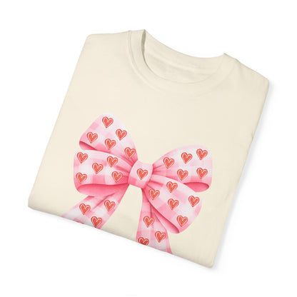 Pink Bows & Hearts - Comfort Colors Shirt