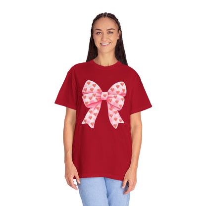 Pink Bows & Hearts - Comfort Colors Shirt