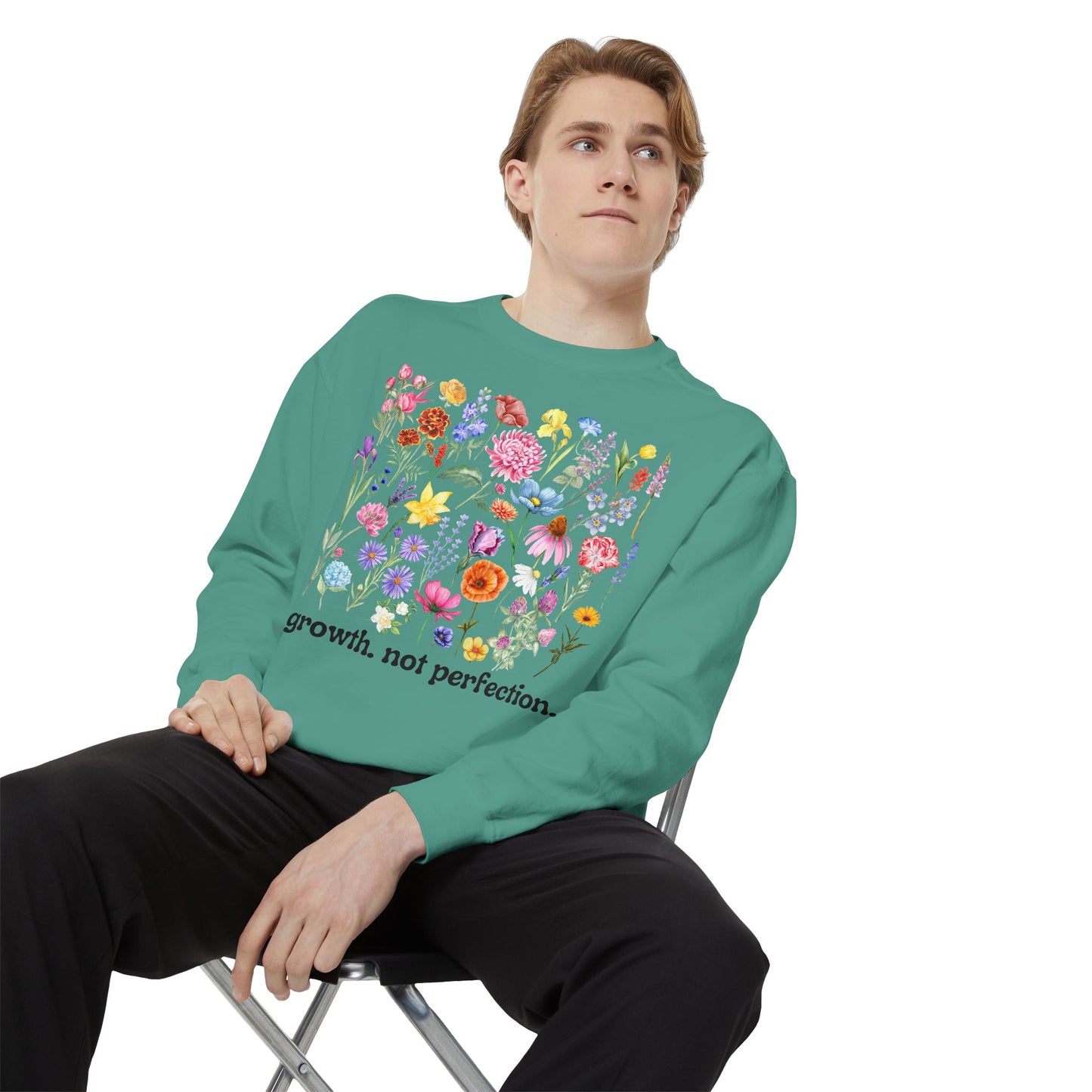 Growth, Not Perfection - Comfort Colors Sweatshirt