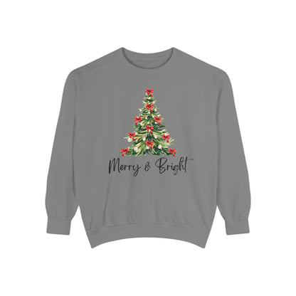 Merry & Bright - Comfort Colors Sweatshirt