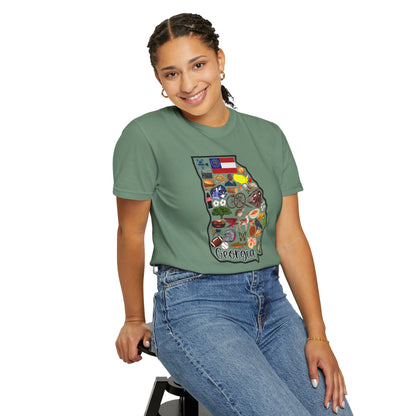 Beautiful State of Georgia - Comfort Colors Shirt
