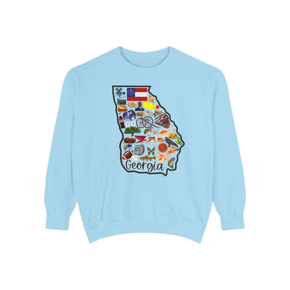 Beautiful State of Georgia - Comfort Colors Sweatshirt