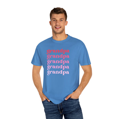 Grandpa (Pink) - Comfort Colors Shirt
