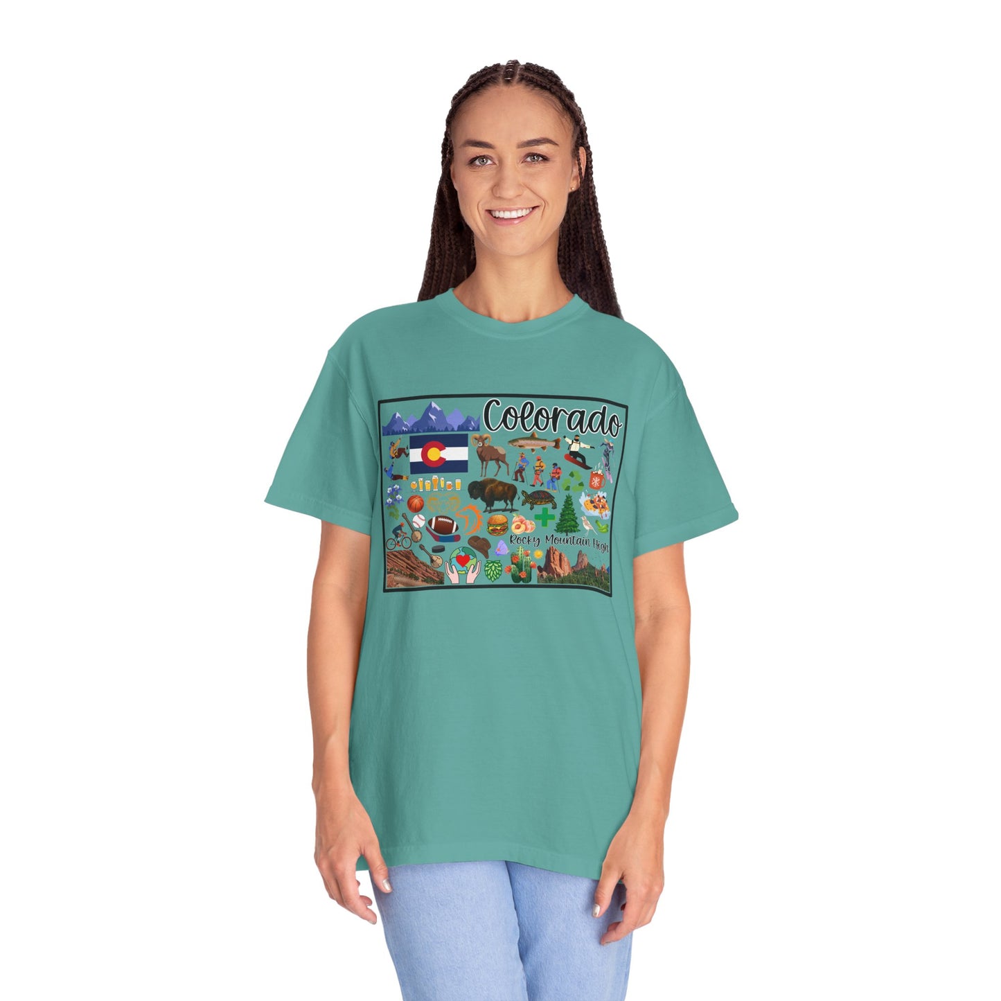 Beautiful State of Colorado - Comfort Colors Shirt