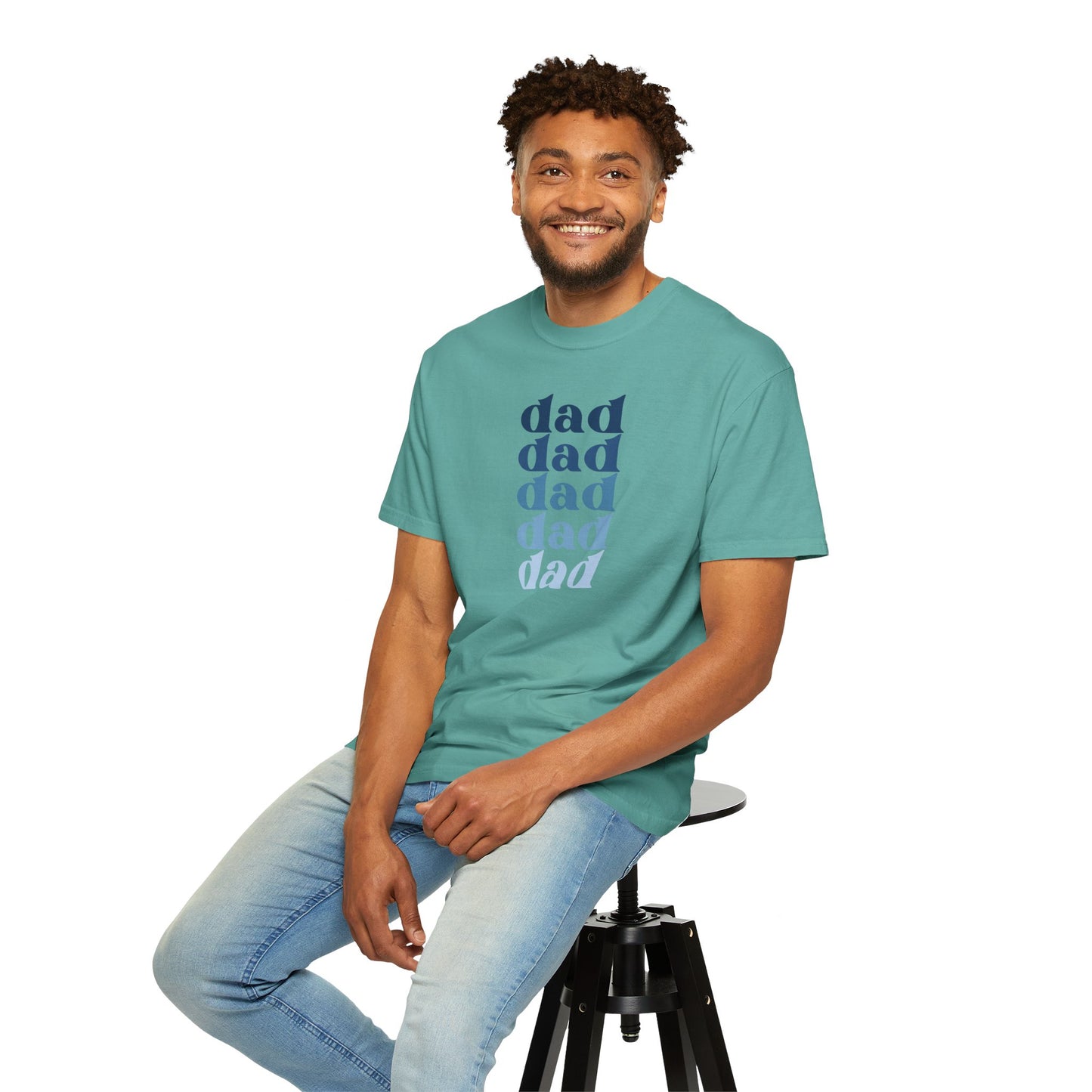 Dad (Blue) - Comfort Colors Shirt