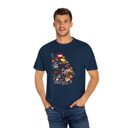 Beautiful State of Georgia - Comfort Colors Shirt