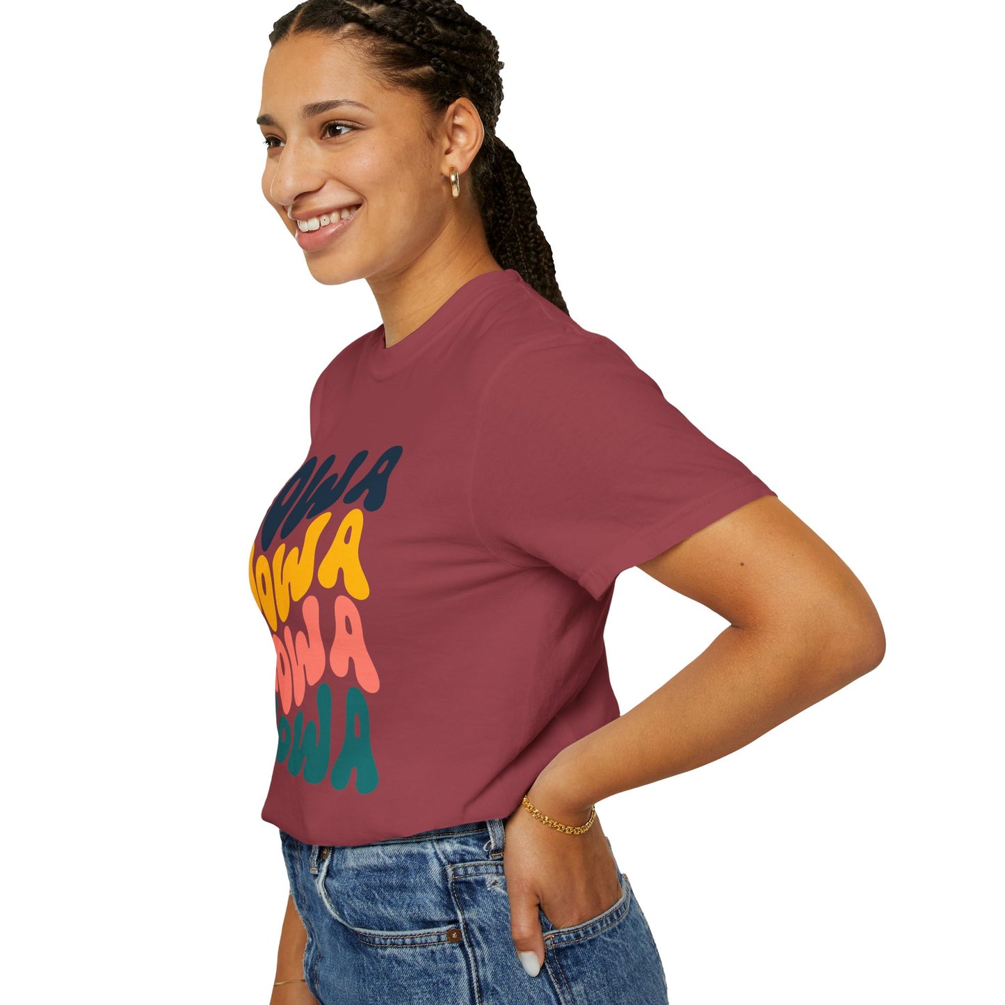 Retro Iowa - Comfort Colors Shirt