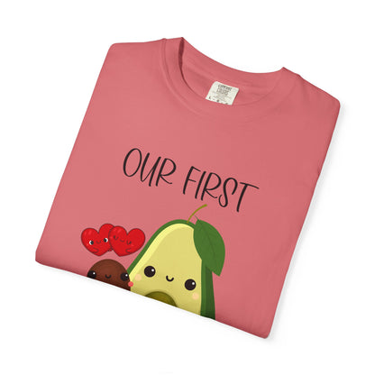 Our First Mother's Day Together (Avocado & Pit) - Comfort Colors Shirt