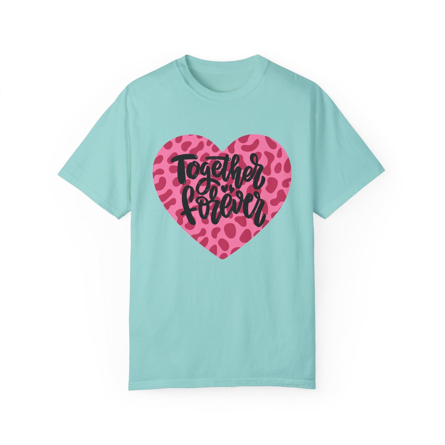 Together Forever Cheetah Heart - Comfort Colors Shirt