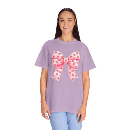 Pink Bows & Hearts - Comfort Colors Shirt