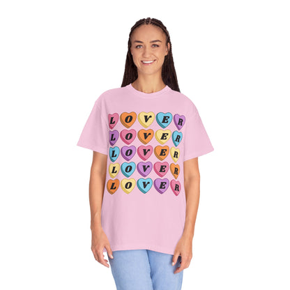 Lover Candy Heart - Comfort Colors Shirt