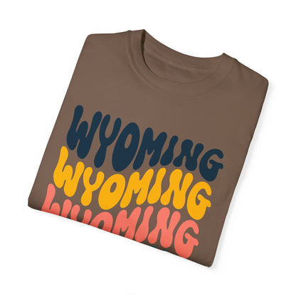 Retro Wyoming - Comfort Colors Shirt
