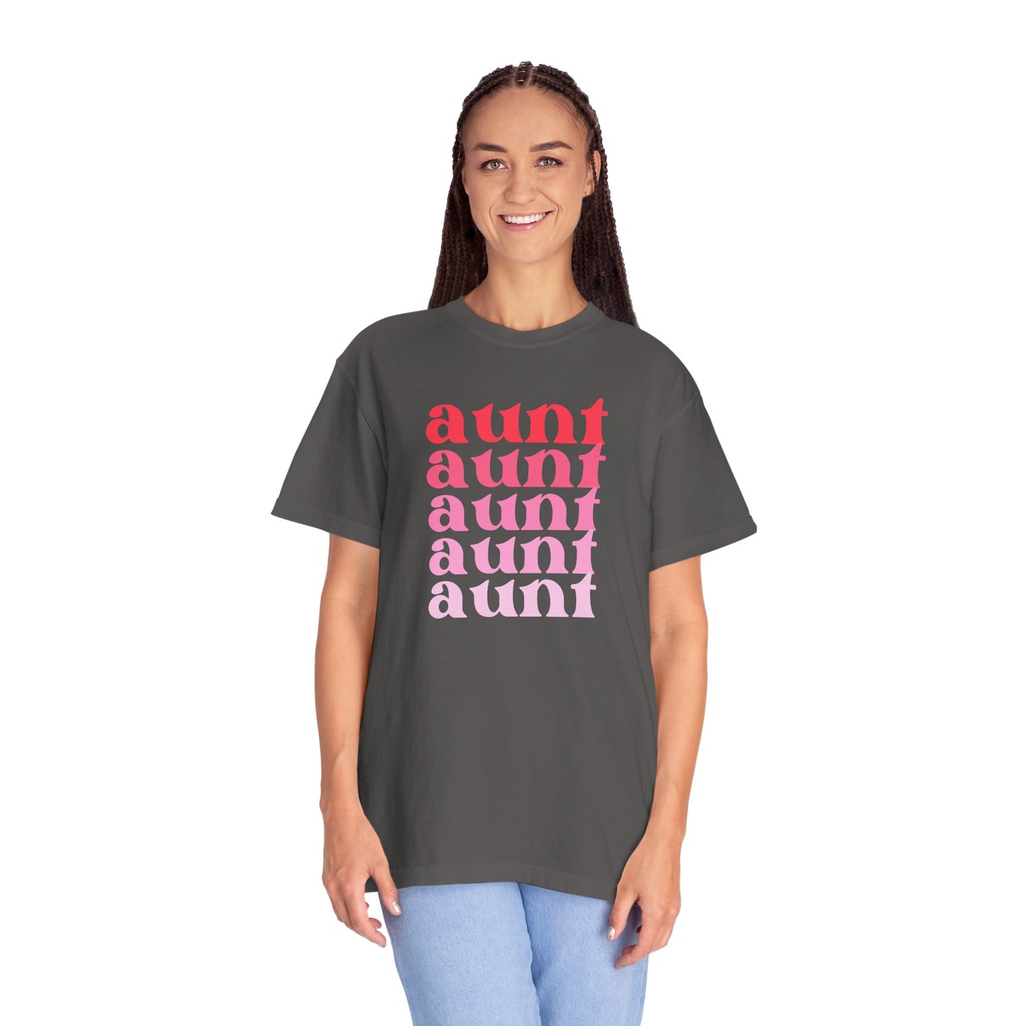 Aunt (Pink) - Comfort Colors Shirt