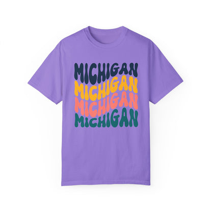 Retro Michigan - Comfort Colors Shirt