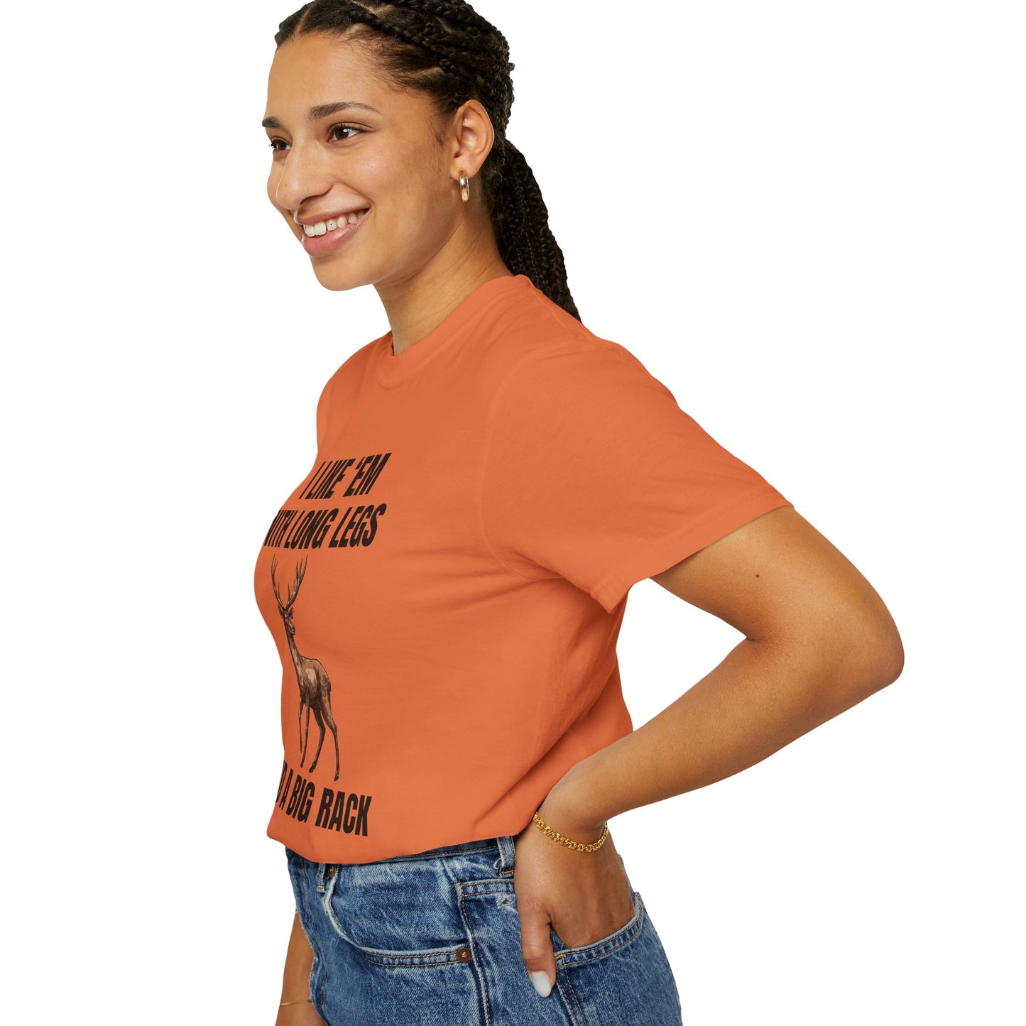 I Like 'Em With Long Legs And A Big Rack - Comfort Colors Shirt