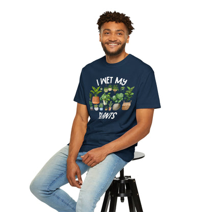 I Wet My Plants - Comfort Colors Shirt