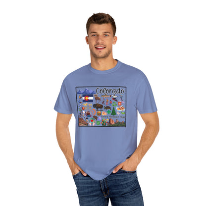 Beautiful State of Colorado - Comfort Colors Shirt