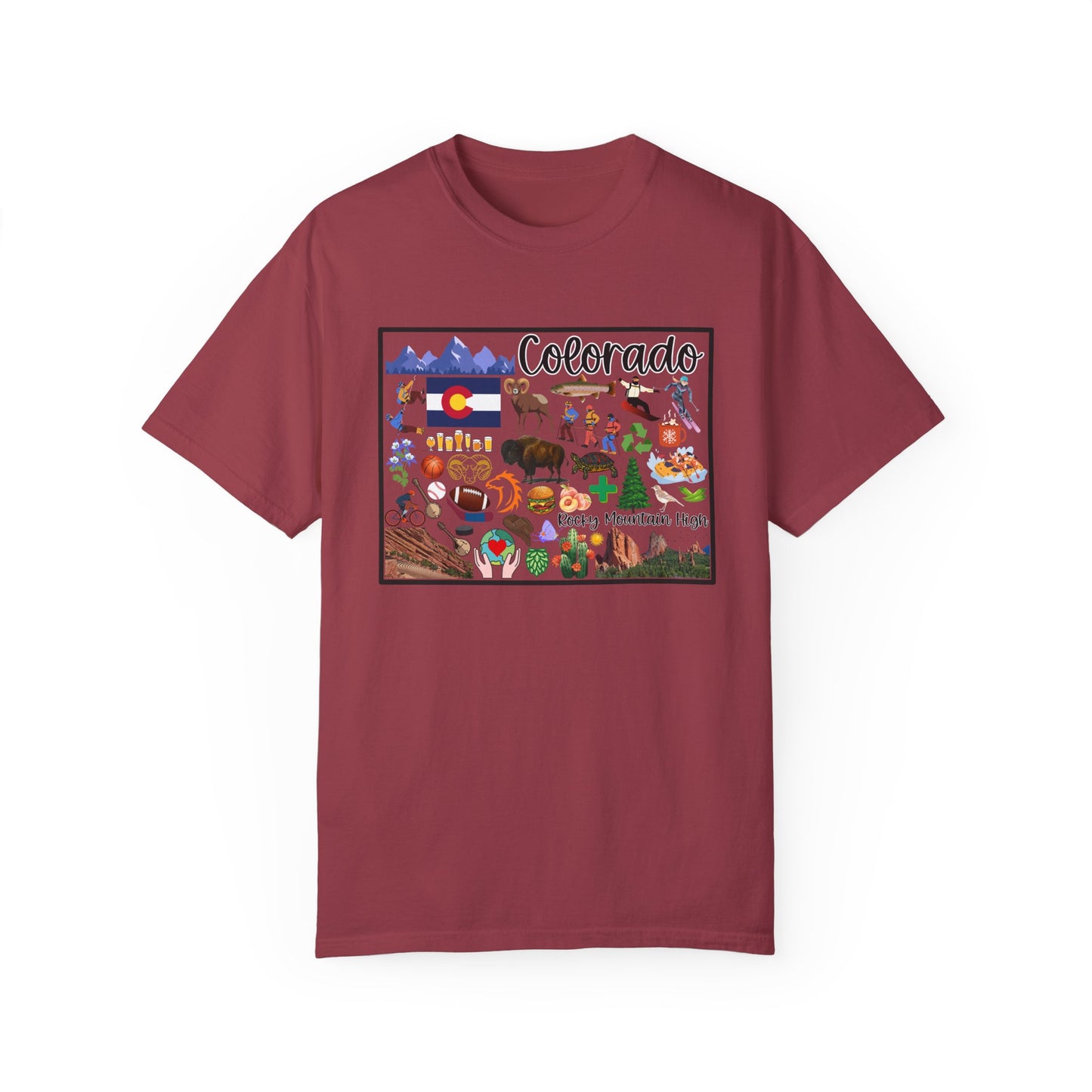 Beautiful State of Colorado - Comfort Colors Shirt