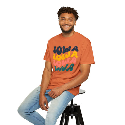 Retro Iowa - Comfort Colors Shirt