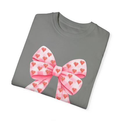 Pink Bows & Hearts - Comfort Colors Shirt