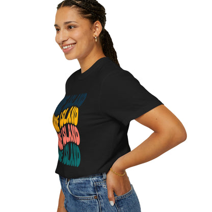 Retro Rhode Island - Comfort Colors Shirt