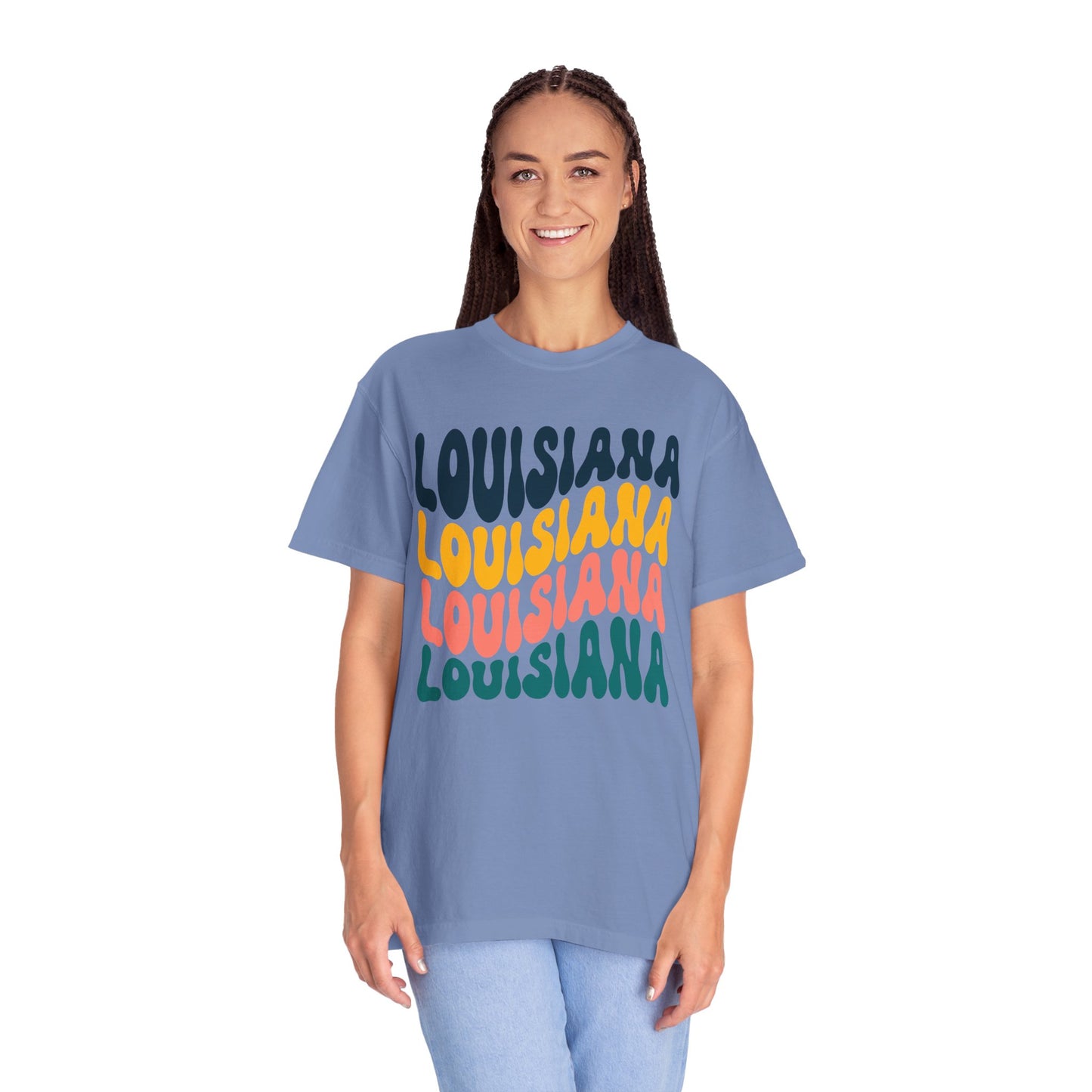 Retro Louisiana - Comfort Colors Shirt