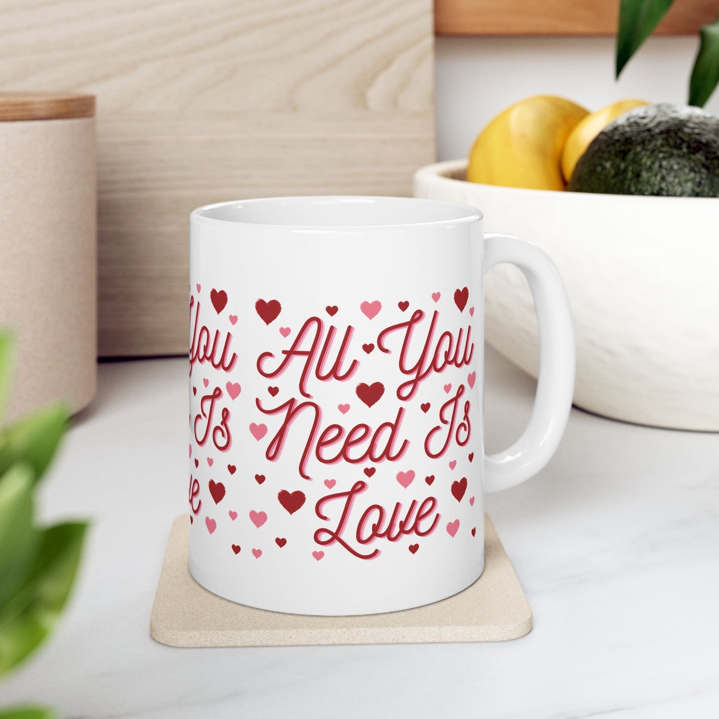 All You Need Is Love - Ceramic Mug, (11oz, 15oz)