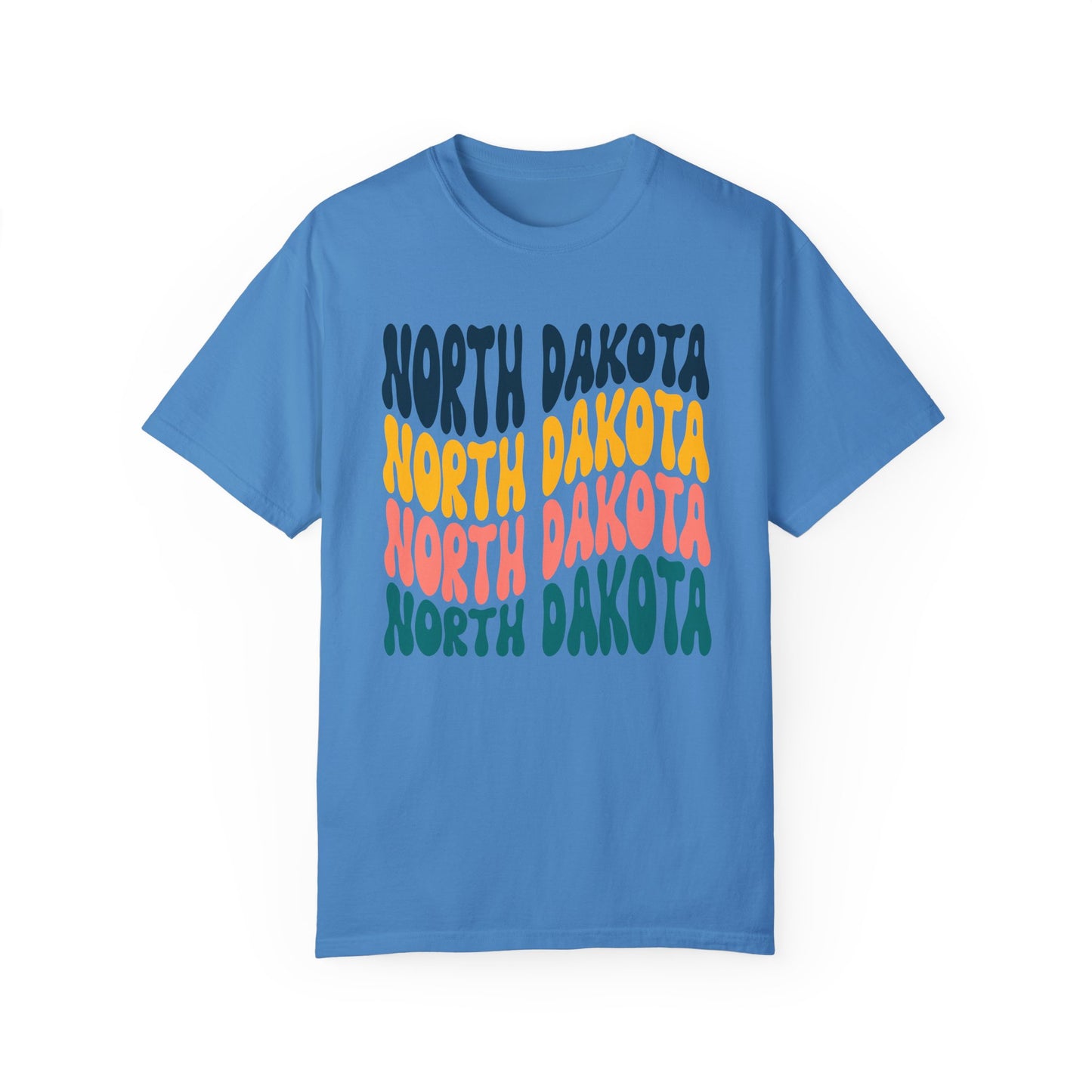 Retro North Dakota - Comfort Colors Shirt