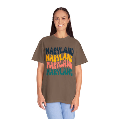 Retro Maryland - Comfort Colors Shirt