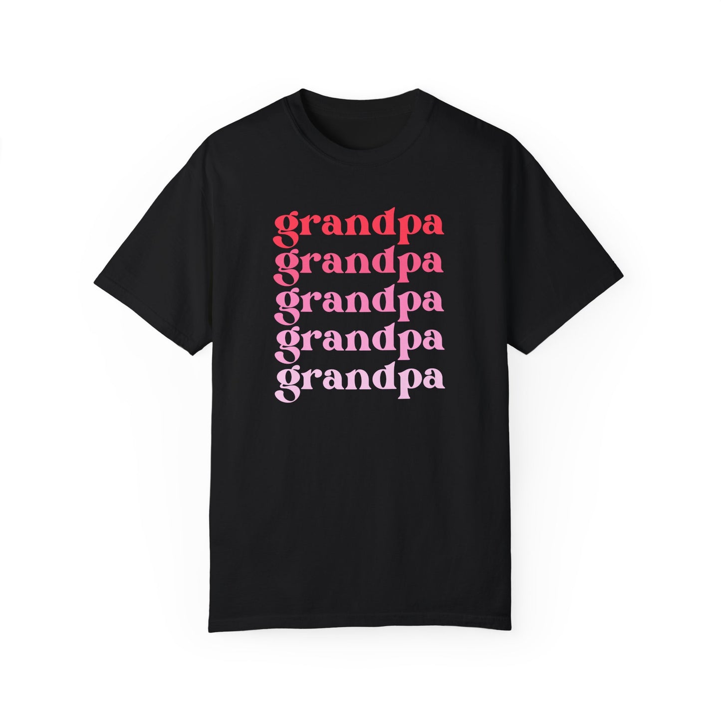 Grandpa (Pink) - Comfort Colors Shirt
