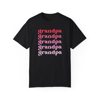 Grandpa (Pink) - Comfort Colors Shirt