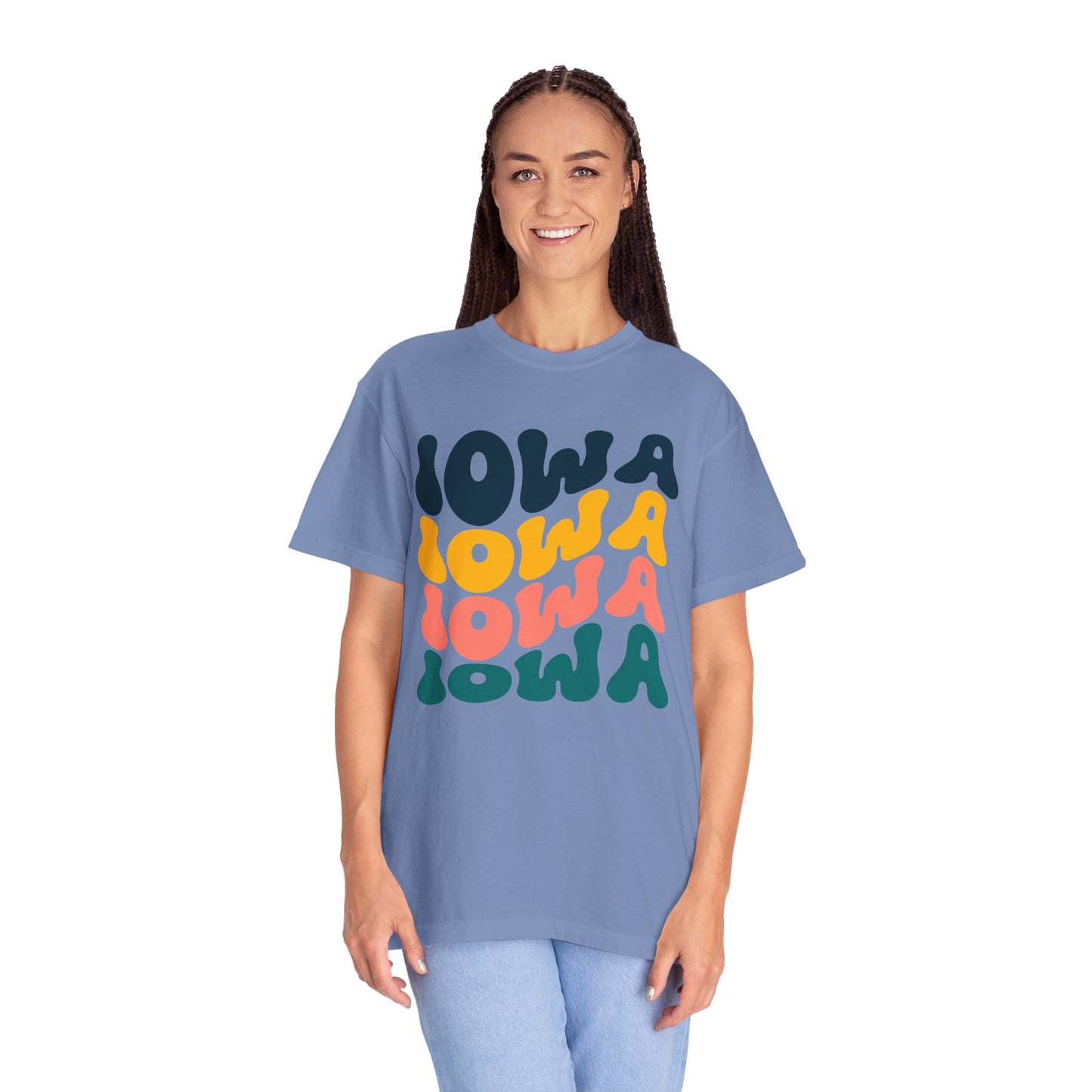 Retro Iowa - Comfort Colors Shirt