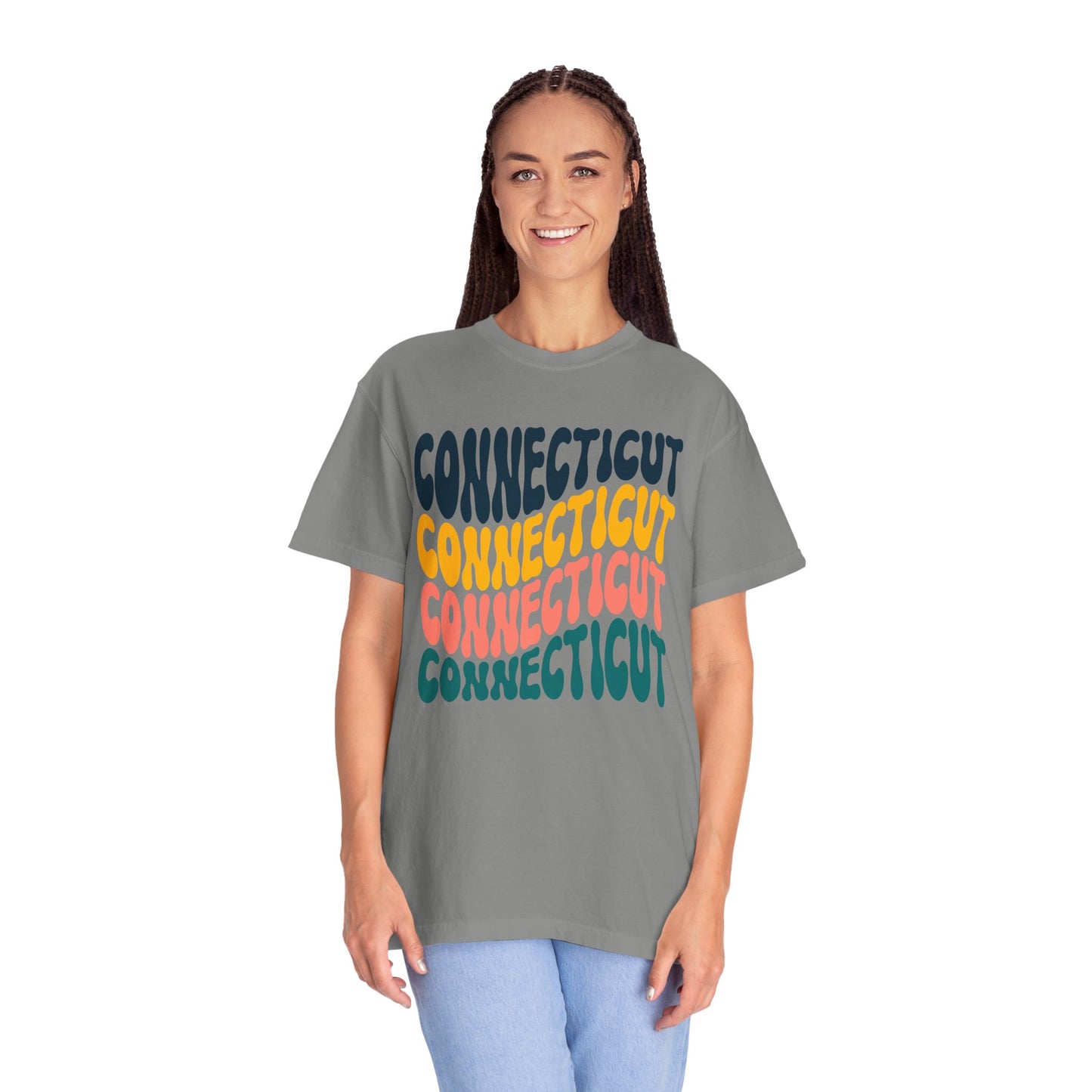 Retro Connecticut - Comfort Colors Shirt