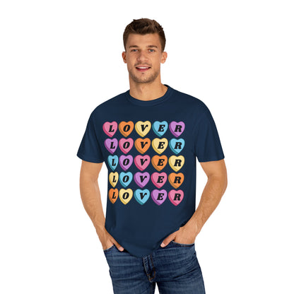 Lover Candy Heart - Comfort Colors Shirt