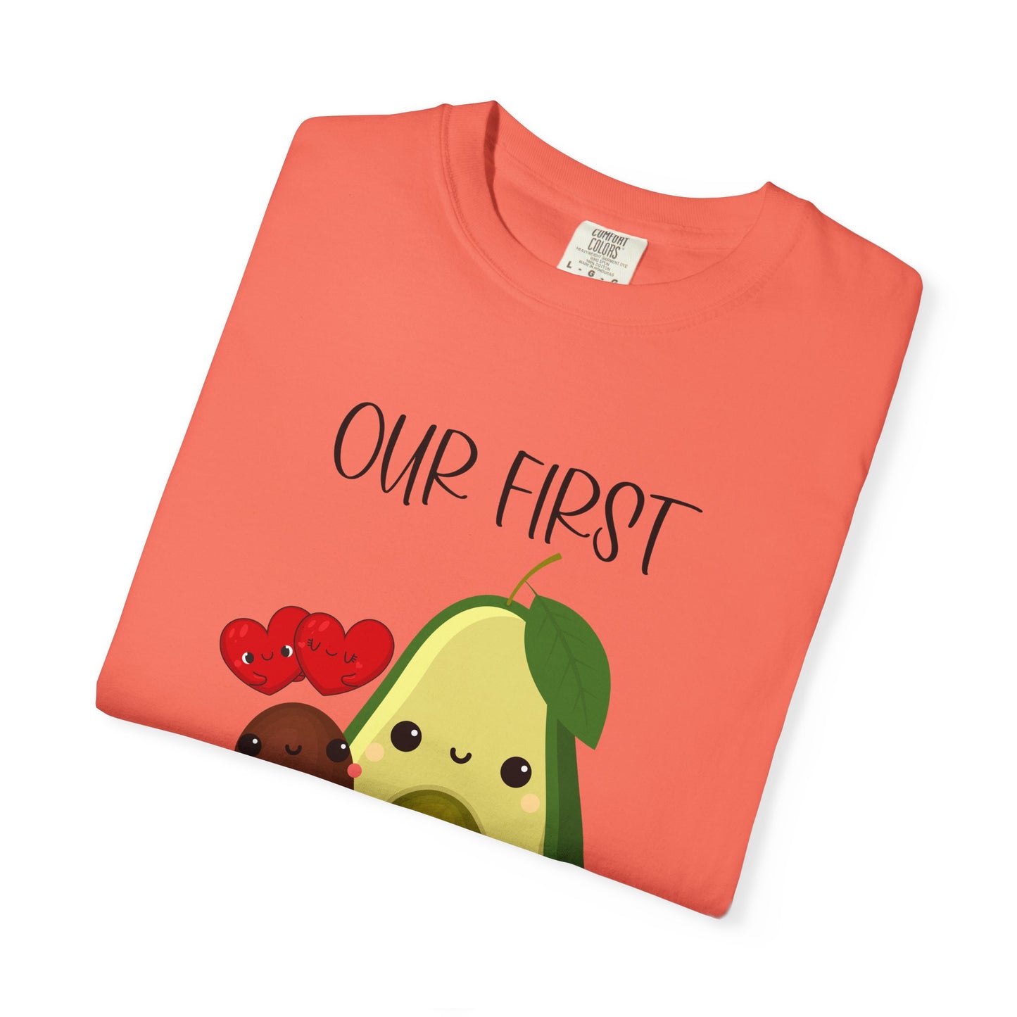 Our First Mother's Day Together (Avocado & Pit) - Comfort Colors Shirt