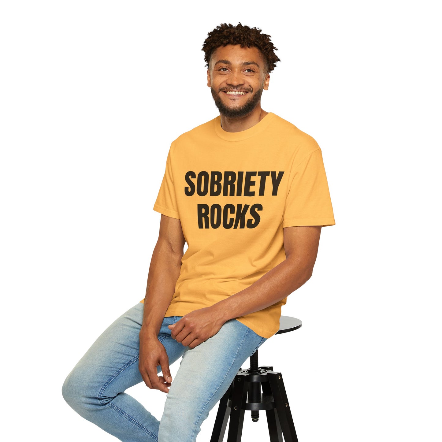 Sobriety Rocks - Comfort Colors Shirt