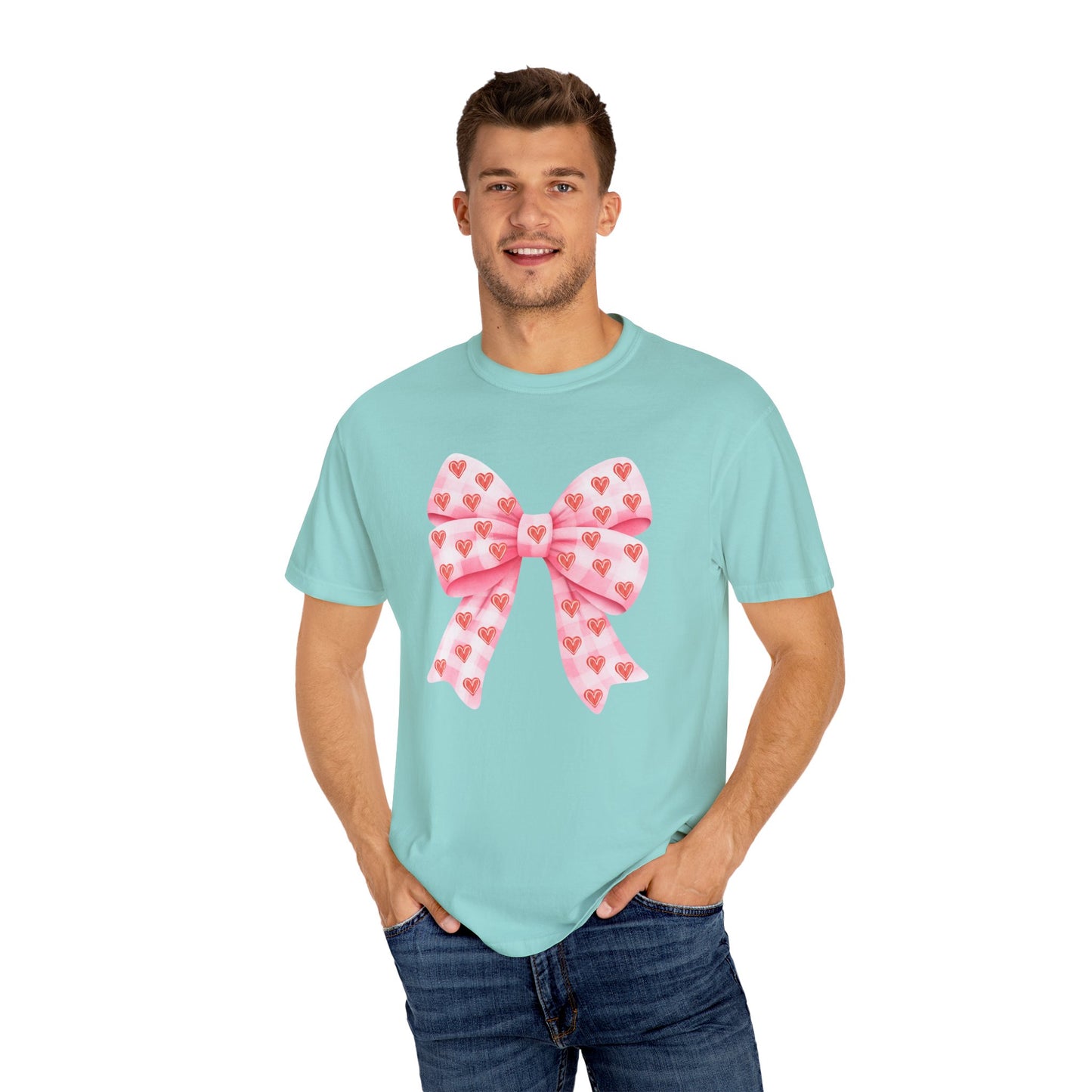 Pink Bows & Hearts - Comfort Colors Shirt
