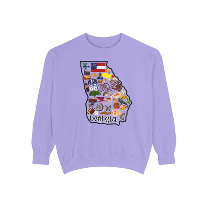 Beautiful State of Georgia - Comfort Colors Sweatshirt