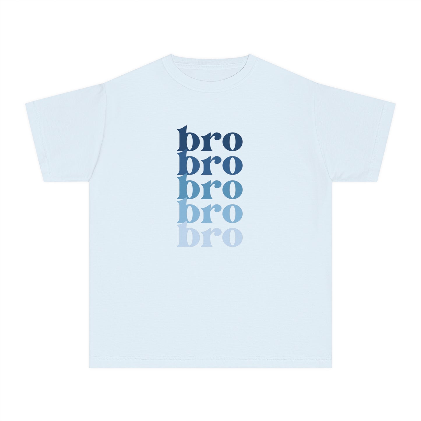 Bro - Blue - (Youth) Comfort Colors Shirt
