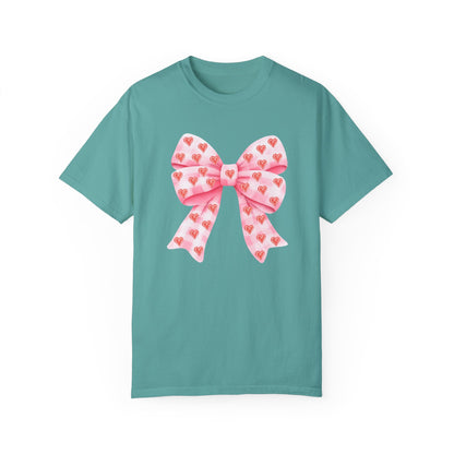 Pink Bows & Hearts - Comfort Colors Shirt