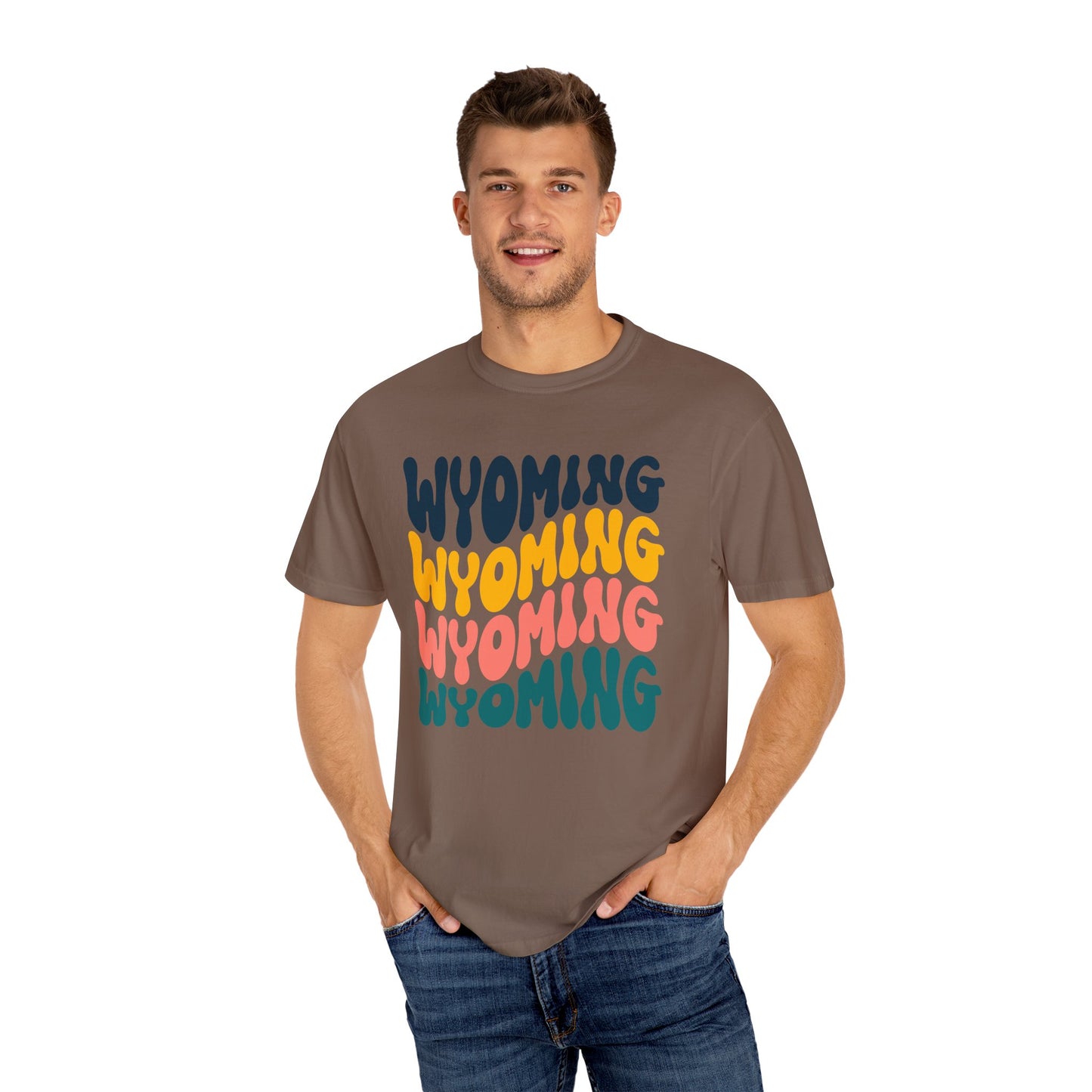 Retro Wyoming - Comfort Colors Shirt