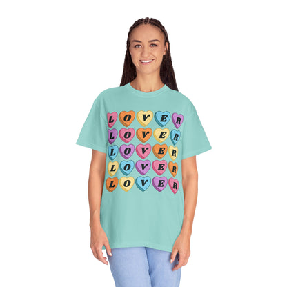 Lover Candy Heart - Comfort Colors Shirt