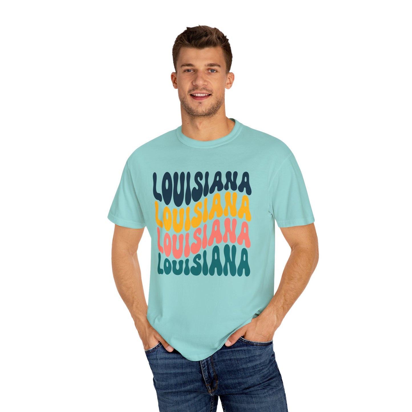 Retro Louisiana - Comfort Colors Shirt