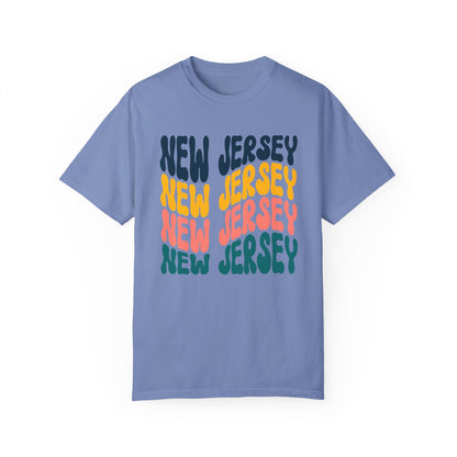 Retro New Jersey - Comfort Colors Shirt