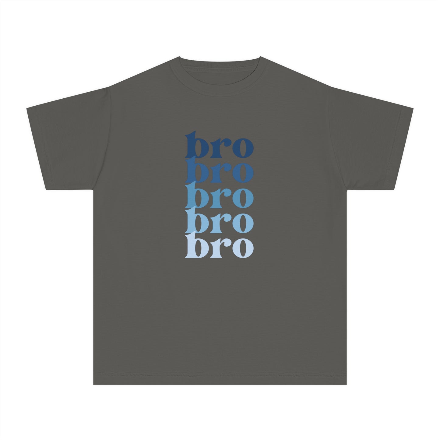 Bro - Blue - (Youth) Comfort Colors Shirt