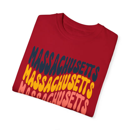 Retro Massachusetts - Comfort Colors Shirt