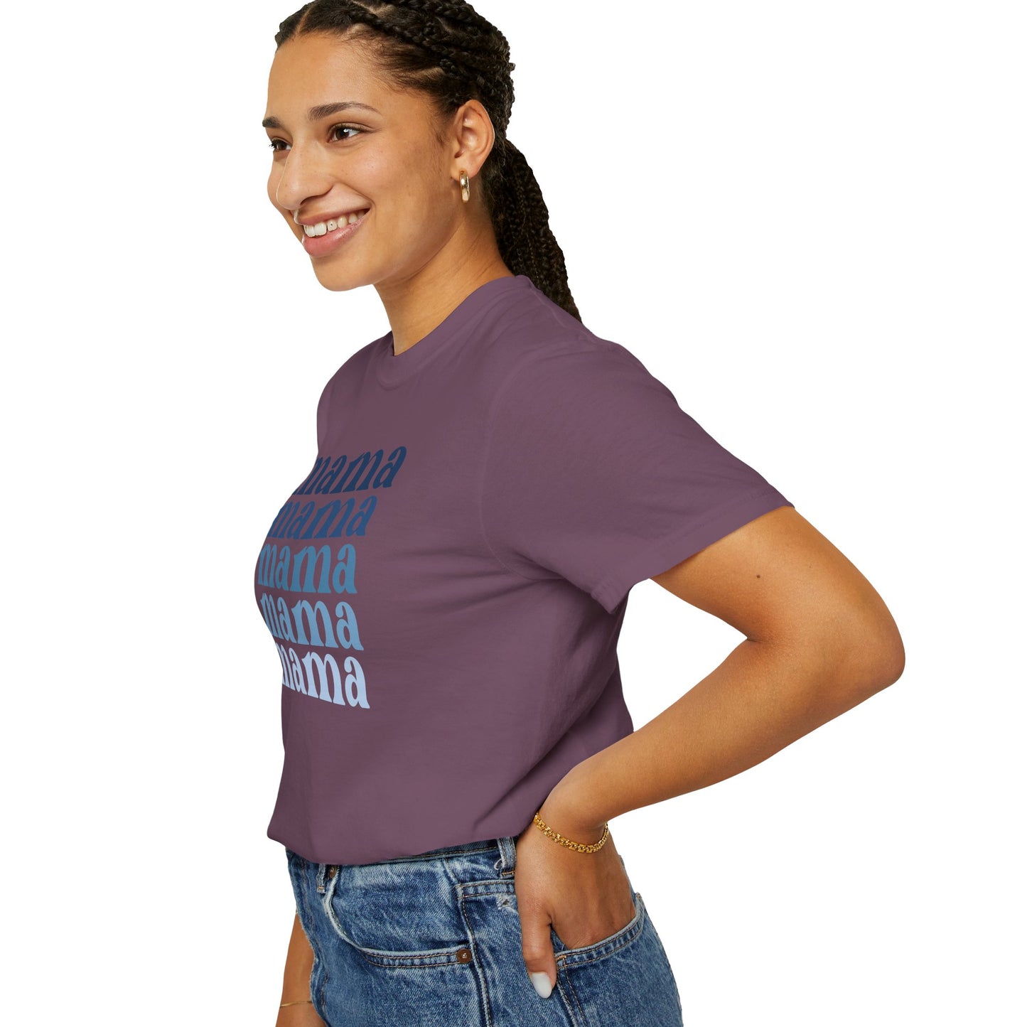 Mama (Blue) - Comfort Colors Shirt