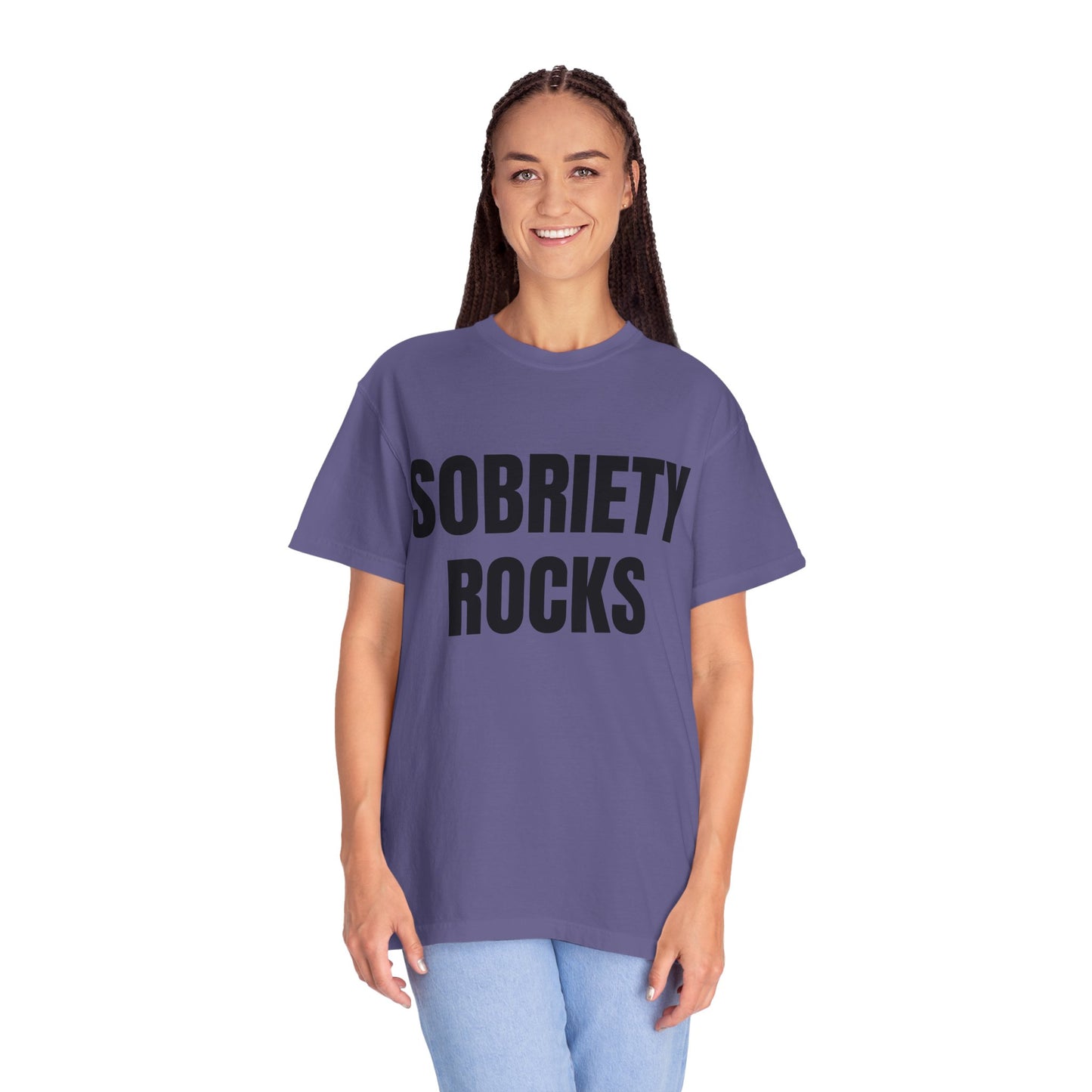 Sobriety Rocks - Comfort Colors Shirt